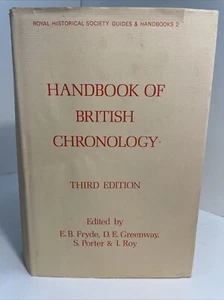 E. B. Fryde & D. E. Greenway, et al. Handbuch der britischen Chronologie. 3. Auflage - Bild 1 von 24