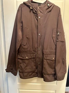 $425 Bugatchi Men’s Jacket Brown Field Jacket 3 in 1 Coat Hooded Size XL - Picture 1 of 6