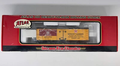 HO Atlas 36' Wood Refrigerator Car Train #6121-1 Wescott And Winks WWDX #1043 - Image 1 of 4