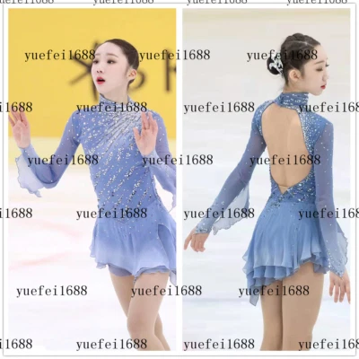 New Ice Figure Skating Dress, Figure Skating Dress For Competition G7069 - Image 1 of 4