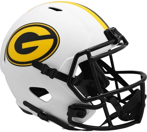 Riddell Packers LUNAR Alternate Revolution Speed Replica Football Helmet Cover