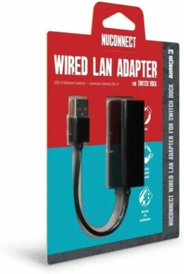 Nuconnect con Cable Lan Adaptador Para Interruptor - Nintendo Switch, Nuevo - Imagen 1 de 2