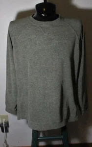Men's COLUMBIA Sportswear Green Long Sleeve Fleece Sweatshirt Size L - Picture 1 of 6