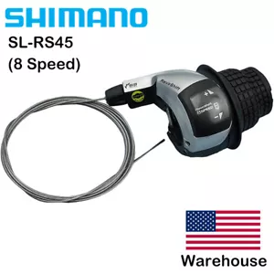 Shimano RevoShift SL-RS45 8 Speed MTB Bicycle Twist Grip Shifter Lever RS45 - Picture 1 of 2