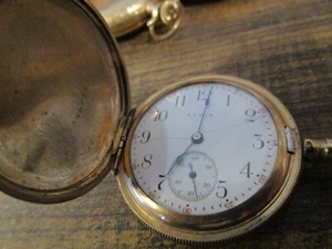 Elgin 0s 15j Model 2, 20 year Hunting case pocket watch for repair - Picture 1 of 8