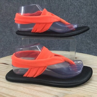 Sandalias Sanuk para mujer 6-4 tanga naranja puntera planas confort 1011417Y Foto 1 de 4