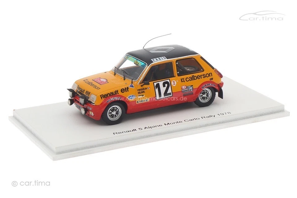Spark S6035 1/43 RENAULT 5 ALPINE GR2 NO.12 3RD Rally Monte Carlo 1978 Vettura