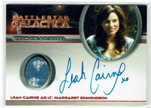 Disfraz autógrafo Battlestar Galactica temporada 4 Leah Cairns como teniente Edmondson - Imagen 1 de 1
