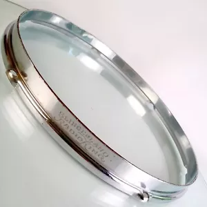 Slingerland 13" Radio King-Gravur Tom Drum Rim/Hoop Chrom-MESSING Doppelflansch - Bild 1 von 9