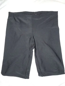 Clubswim shorts leggins swimwear size 26 boys girls black stretch athletic  - Picture 1 of 5