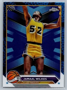 2023-24 Topps Chrome - #112 Jamaal Wilkes Blue Basketball Refractor - Bild 1 von 2