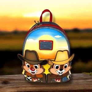 BNWT Disneyland Paris EXCLUSIVE Chip And Dale Cowboy Loungefly BRAND NEW - Picture 1 of 1