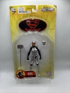 DC DIRECT SUPERMAN/BATMAN PUBLIC ENEMIES 2 STEEL NATASHA IRONS FIGURE DMG BOX - Picture 1 of 9