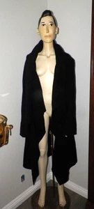 HUNRICKOWENS RICK OWENS 100% CASHMERE CAPE WRAP WITH SLEEVES SZ S - Picture 1 of 23
