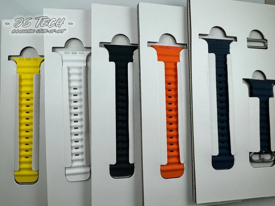 Original Genuine Apple Watch Series 10 9 8 7 6 SE 44mm/ 45/ 46/ 49mm Ocean band - Image 1 of 4