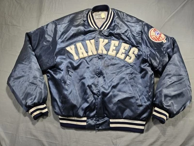 Chaqueta De Colección New York Yankees Extra Grande Swingster Satinado Bombardero Años 80 EE. UU. Foto 1 de 4