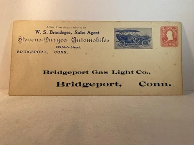 Vintage 1907-1909 Stevens-Duryea Automobiles Model U or X ? Bridgeport, Conn. - Image 1 of 4