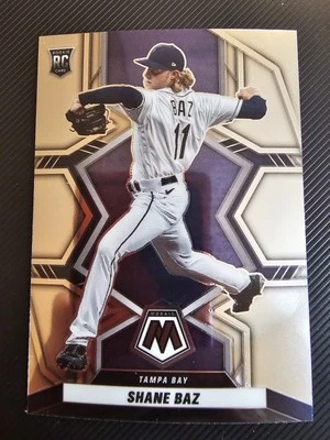 2022 Panini Mosaic #247 Shane Baz Rookie Tampa Bay Rays RC - Image 1 of 2