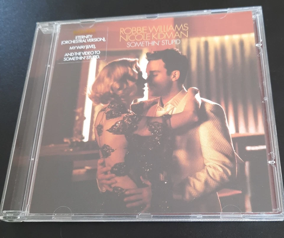 CD ROBBIE WILLIAMS & NICOLE KIDMAN "Somethin' Stupid", 2001, sehr guter Zustand - Bild 1 von 1