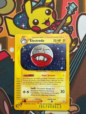 Electrode Holo H7/H32 Aquapolis englisch Pokemon Karten NM - Bild 1 von 2