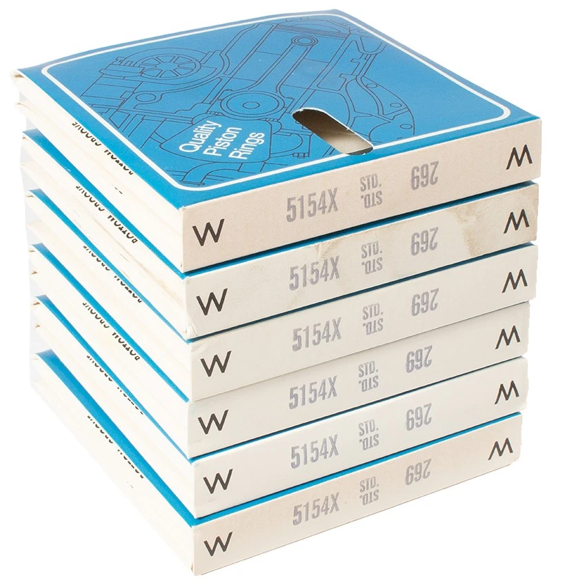 Anillos de pistón de calidad Hastings para Select 1954-1964 Edsel Ford Mercury modelo 563 Foto 1 de 4