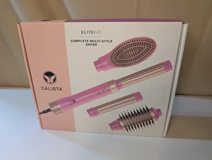 Kit Secador de Pelo CALISTA EliteAir Rosa con 4 Accesorios - Nuevo en Caja - Imagen 1 de 3