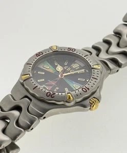 CAJA ,Y PULSERA EBEL SPORTWAVE 36 MM CON AGUJAS Y CORONA ,ESFERA - Picture 1 of 3