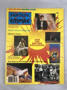 Fantasy Empire Magazine 10 1984 MONTY PYTHON Interview DOCTOR WHO S10 Guide - Picture 1 of 22