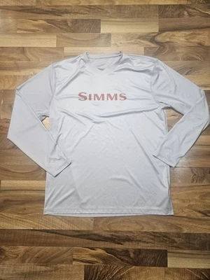 Simms Fishing Shirt Men’s Large Long Sleeve Quick Dry Performance Lightweight  - Image 1 of 4