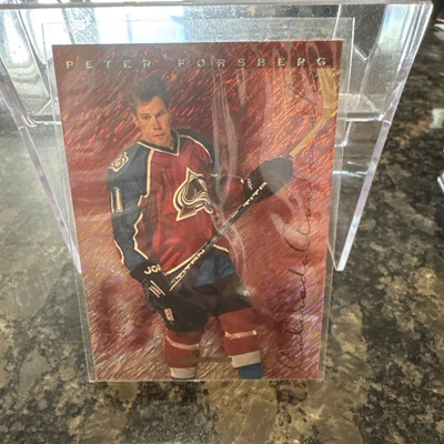 1996 Leaf Limited PETER FORSBERG #2 Quebec Nordiques NM Or Better - Image 1 of 2