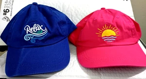 2 pk Sun And Sky Baseball Cap Relax OSFA - Picture 1 of 6