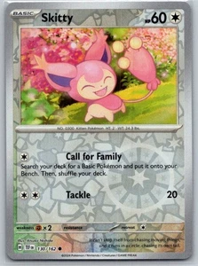 Skitty 130/162 Reverse Holo SV05: Temporal Forces NM - Picture 1 of 2