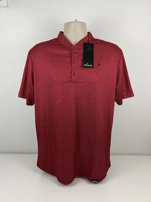 Primo Maze Blade Collar Red Polo Shirt Mens Sz L Large Golf Pullover S/S NWT NEW - Image 1 of 4