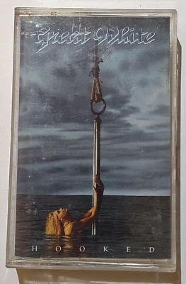GREAT WHITE  Hooked  cassette  (1991 orig. issue / 2nd press)  XDR cassette  EX - Image 1 of 3