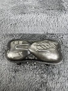 Antike Schmuckschatulle WSP Co 1903 Jugendstil Schmuck Ringschatulle Ever Faithful - Bild 1 von 18