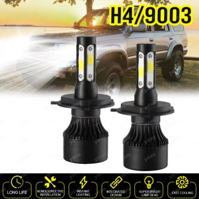 Kit de faróis de LED H4 9003 6000K lâmpadas de feixe alto/baixo para Toyota 4Runner 1996-2002 - Imagem 1 de 4