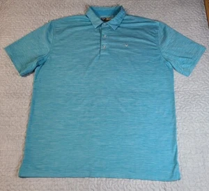 Callaway Short Sleeve Opti-Dri Stretch Golf Polo Light Blue Men's Size Large - Picture 1 of 9