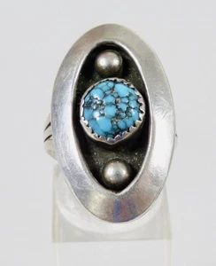 Ring aus Silber mit Türkis, Gr. 57/Ø 18 mm (da6401) - Picture 1 of 4