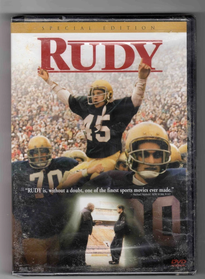 DVD - RUDY - специальное издание -в главной роли Шон Эстин - совершенно новый - отличный спортивный фильм - Изображение 1 из 1