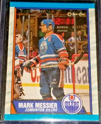 1989-90 MARK MESSIER O-Pee-Chee #65 EDMONTON OILERS - Image 1 of 2