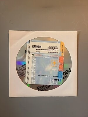 Microsoft Encarta Reference Library 2004 CD Encyclopedia Standard New Unopened - Image 1 of 2
