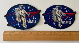 Original NASA MANNED MANEUVERING UNIT (MMU) ORIGINAL PATCH AND REPRO PATCH LOT - Picture 1 of 18