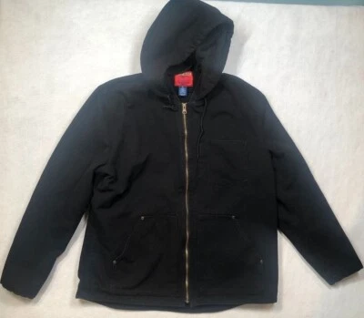 Chaqueta de Colección Big Mac Chore Ropa de Trabajo Utilitaria Negra Cremallera Completa Abrigo Para Hombre Talla XL Foto 1 de 4