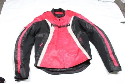 川崎男式骑行夹克粉色 XXL 加厚  — 第 1/4 张图片