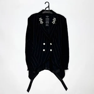 Chaqueta Blazer a Rayas High Everyday Couture Tech Tally para Mujer AvantGarde US10 - Imagen 1 de 24