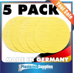 Plaster Sanding Super Pads JSD 100 Grit 225mm 5 Pack JSD-100-5 Made In Germany - Picture 1 of 3
