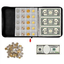 Portable Coin Collection Set Multi Pockets Pvc Transparent Loose-leaf Album