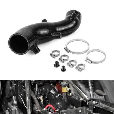 NICECNC Silicone Air Intake Hose Kit For Yamaha Raptor 700 700R 2009-2025 Black - Image 1 of 4