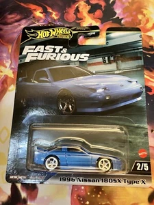 Hot Wheels Fast And Furious 1996 Nissan 180SX Type X - Picture 1 of 3