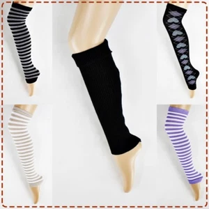 NEU Trend Stulpen Strumpf Muster Kurz Lang Bein Legwarmer Beinstulpen  - Bild 1 von 30